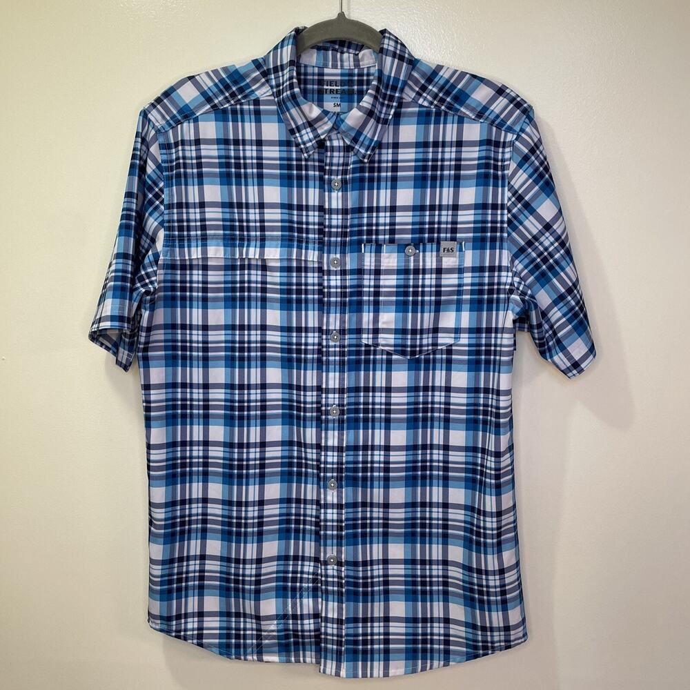 Field And Stream Fishing Shirt Mens Size Small Quick Dry Vented Outdoorsman
